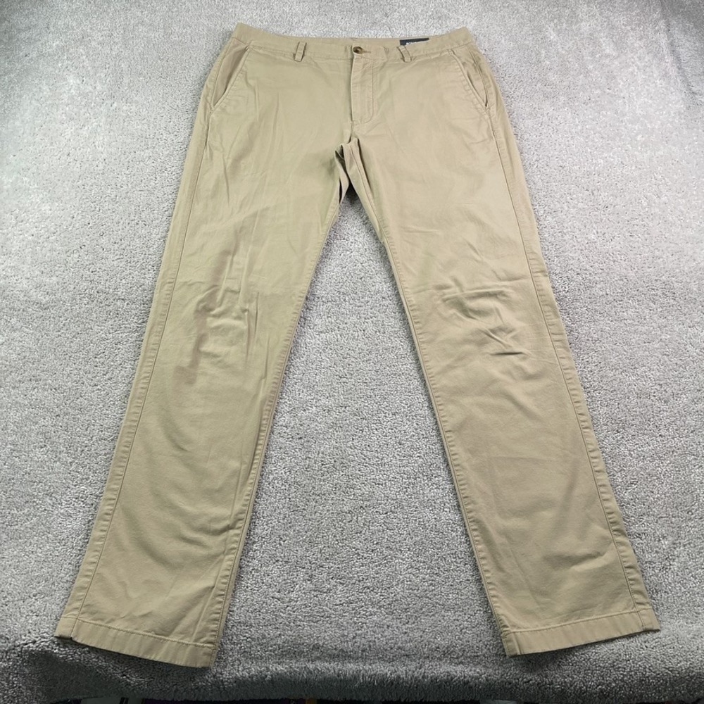 Bonobos Pants Mens 34x34 Tan Khaki Slim Fit Cotton Chino Casual